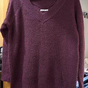 Pink Clover Purple Sweater